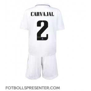 Real Madrid Daniel Carvajal #2 Hemmatröja Barn 2022-23 Kortärmad (+ korta byxor)